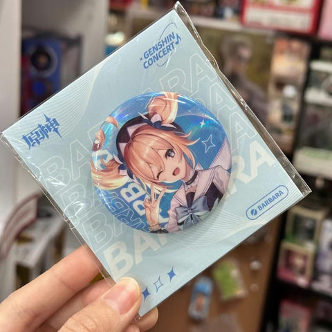 Genshin Impact Official Merchandise - 2022 Concert Badge - Barbara
