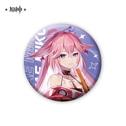 Genshin Impact Official Merchandise - 2022 Concert Badge - Yae Miko