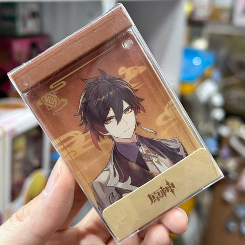 Genshin Impact Official Merchandise - Acrylic Brick Keychain - Zhongli