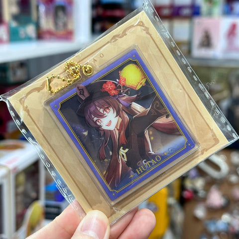 Genshin Impact Official Merchandise - Acrylic Slider Keychain - Hutao
