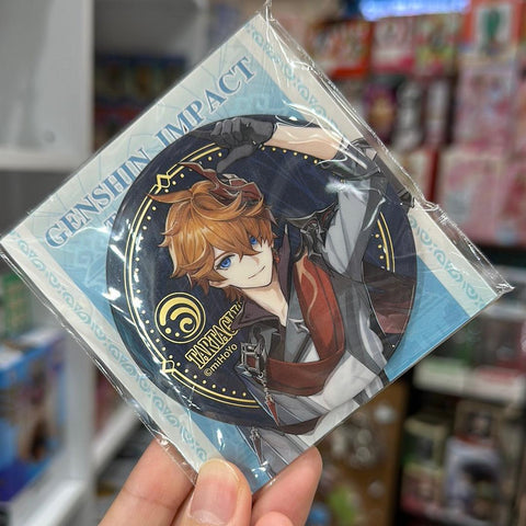Genshin Impact Official Merchandise - Badge - Childe / Tartaglia (Blue)