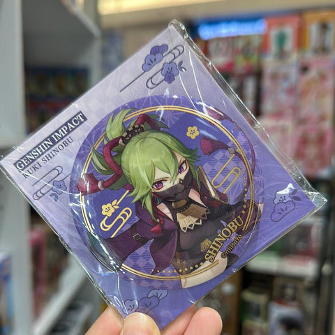 Genshin Impact Official Merchandise - Badge - Kuki Shinobu