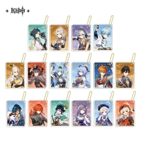 In Stock Genshin Impact Acrylic Block Keychain Official Merchandise