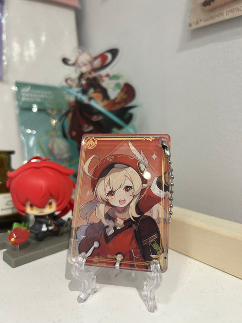 In Stock Genshin Impact Acrylic Block Keychain Official Merchandise
