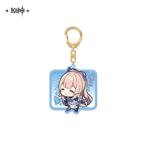 Kokomi- Chibi Acrylic Keychain Official Genshin Impact Merchandise