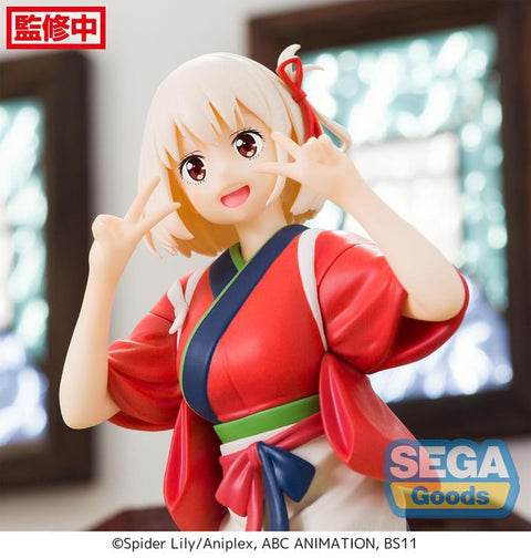 Lycoris Recoil Chisato Nishikigi Takina Inoue Premium Perching Figure BY SEGA