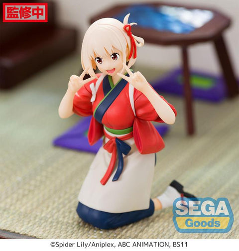 Lycoris Recoil Chisato Nishikigi Takina Inoue Premium Perching Figure BY SEGA