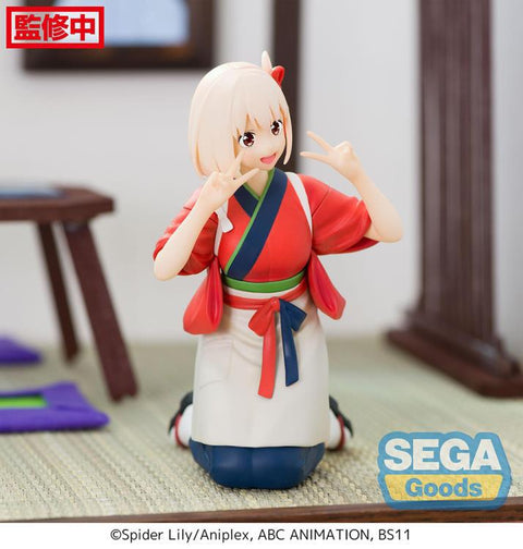 Lycoris Recoil Chisato Nishikigi Takina Inoue Premium Perching Figure BY SEGA