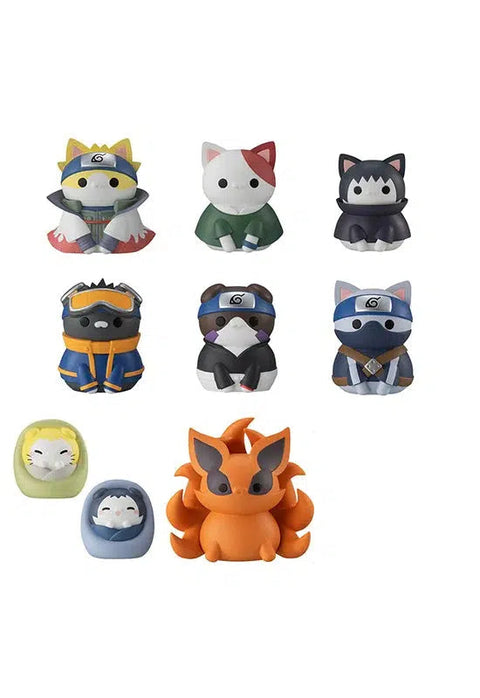 NARUTO NYARUTO! MEGAHOUSE Mega CAT of KONOHA VILLAGE Mini Figure 1 Random