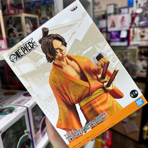 One Piece Magazine Figure A Piece of Dream No.2 Vol.1 Portgas D. Ace and Sabo (Special Ver.) (Set of 2) BY BANPRESTO