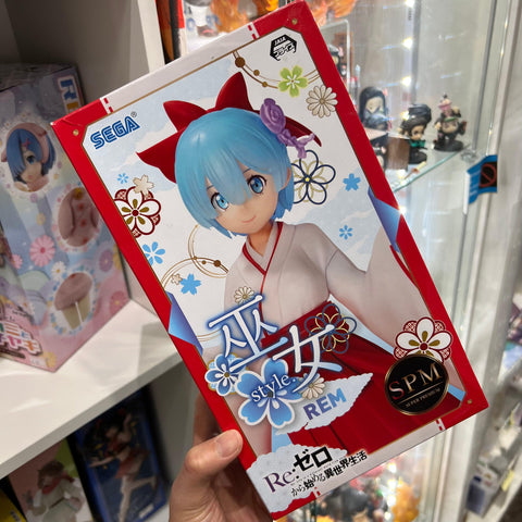 Re:Zero SPM REM Shrine Maiden ver. Figure