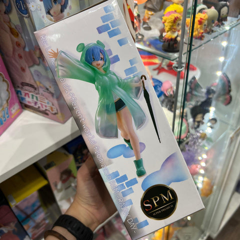 Re:Zero Sega SPM Rem Rainy Day Raincoat ver. Figure