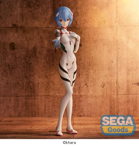 Rebuild of Evangelion Rei Ayanami (Hand Over/Momentary White) Super Premium Figure BY SEGA
