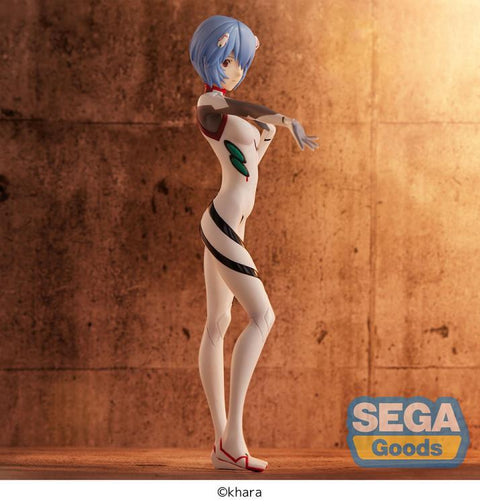 Rebuild of Evangelion Rei Ayanami (Hand Over/Momentary White) Super Premium Figure BY SEGA
