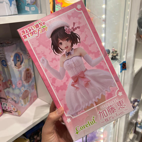 SAEKANO HOW TO RAISE A BORING GIRLFRIEND: KATO MEGUMI SAKURA DRESS VER PRIZE COREFUL FIGURE BY TAITO Figure