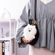 Gray Parka Service Nagano Characters Kuma Fuwamochi Large Mascot Plush