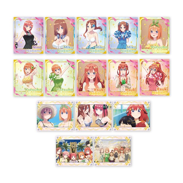 The Quintessential Quintuplets - Snapmide SQmore! Special 2 Trading Photo Cards (62 Types) Blind Pack