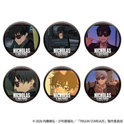 Movic TRIGUN STARGAZE Nicholas D. Wolfwood Oshi Chara Button Badge Collection 6-Pack Box