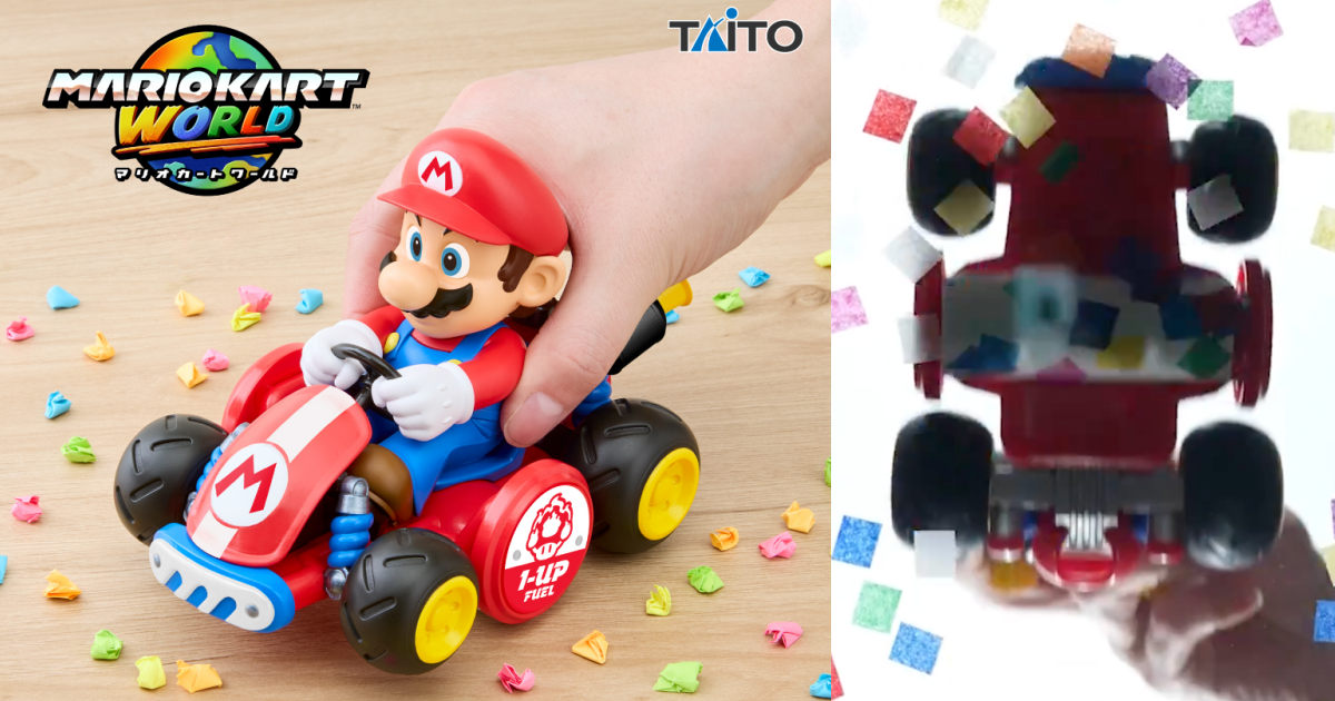 TAITO Mario Kart World Figure/Sticky Roller/ Cleaner – 15cm