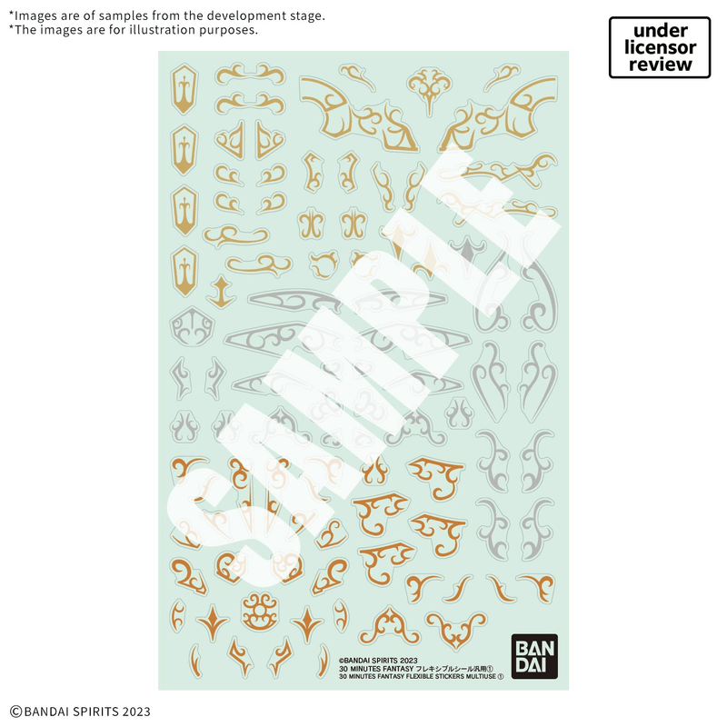 30 MINUTES FANTASY FLEXIBLE STICKERS MULTIUSE ①
