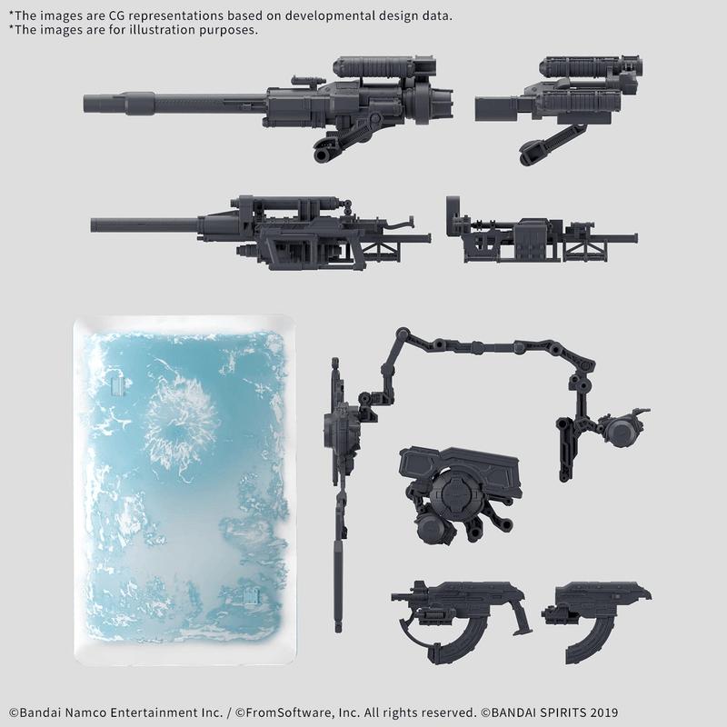 30MM OPTION PARTS SET ARMORED CORE Ⅵ FIRES OF RUBICON WEAPON SET 08