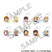 Hetalia World★Stars – Eating Around Gourmet Mini Character Acrylic Keychain (1 Random Pull)