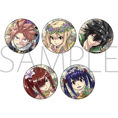 FAIRY TAIL – Holographic Character Can Badge Collection (Movic) – 1 Random Pull