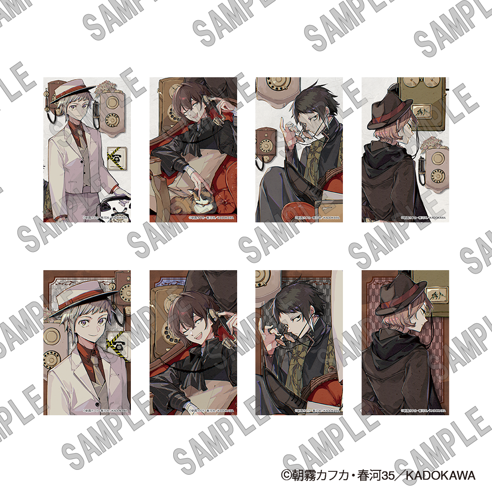 KADOKAWA Bungo Stray Dogs C106 Trading Mini Bromide