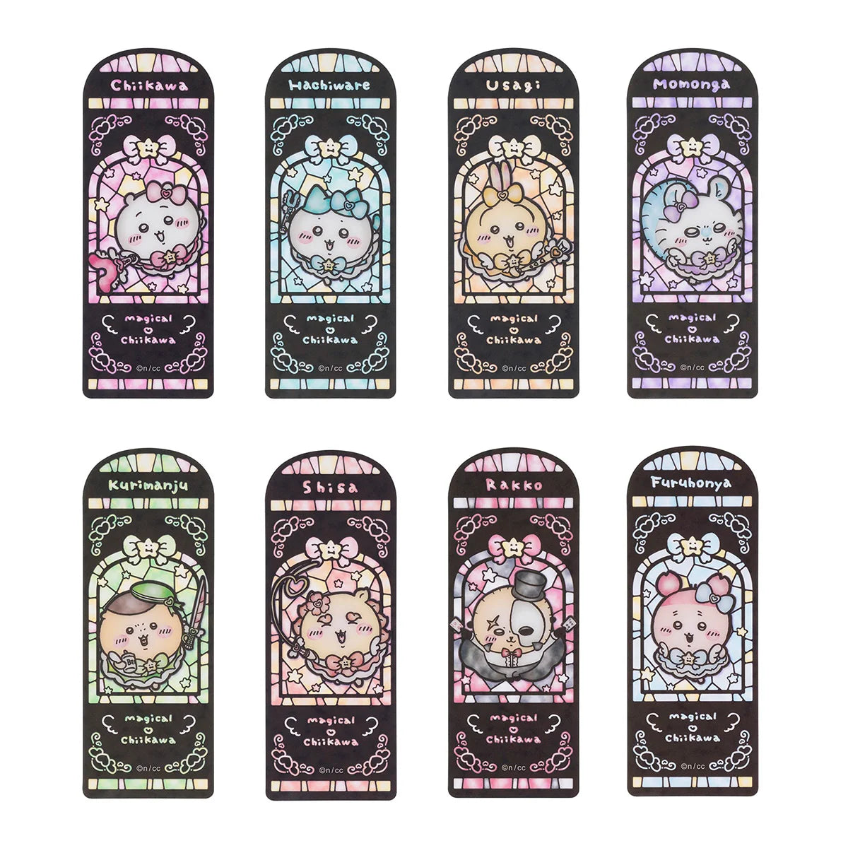 Gray Parka Service Chiikawa Chiikawa Magic Stained-Glass-Style Clear Book Marker