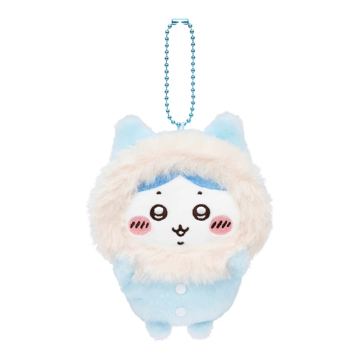 Chiikawa Mascot Holder - Hachiware : Fluffy Pajama
