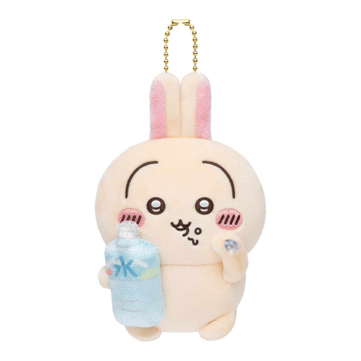 Chiikawa – Too Delicious! "Water"... Usagi Plush Mascot (Gray Parker Service)
