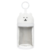 Nagano Characters – Joke Bear Mini Sitting Mascot Carrying Pouch (Gray Parker Service)