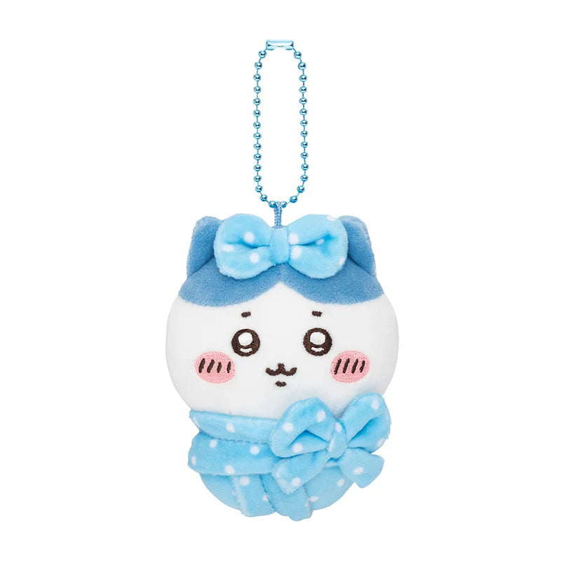 Chiikawa Kyutto Swaddled Mini Mascot (Hachiware)