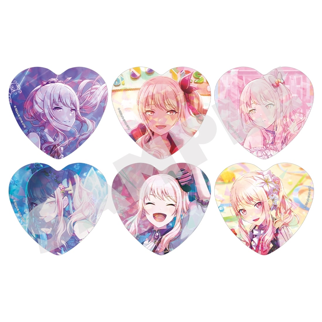Kadokawa Project Sekai H/Art Collection Heart Can Badge Badge