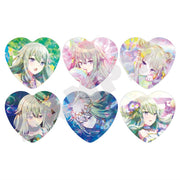 Kadokawa Nene Kusunagi H/Art Collection Heart-Shaped Can Badge