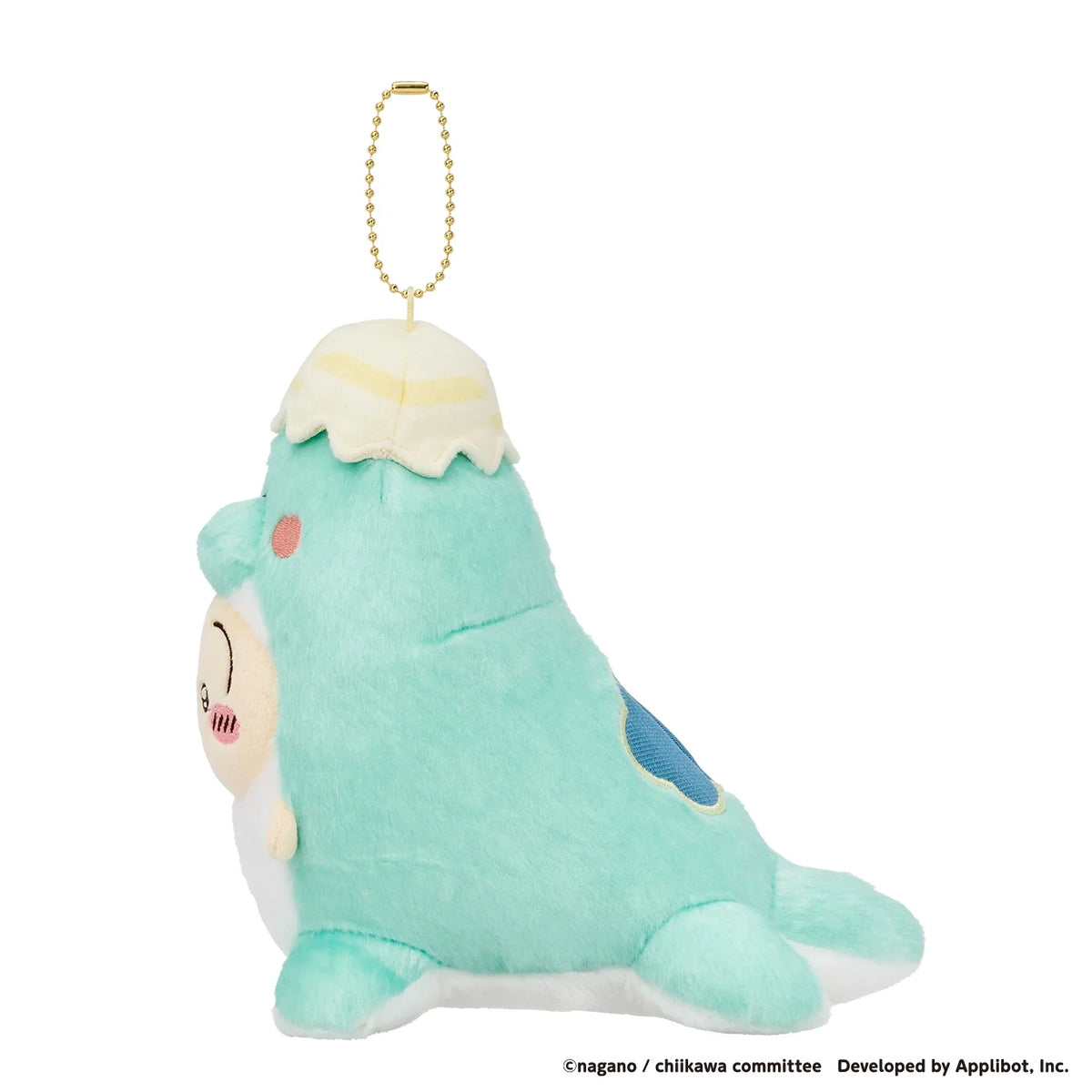 Chiikawa Pocket POP UP Exclusive– Dinosaur Costume Usagi Plush Mascot Keychain