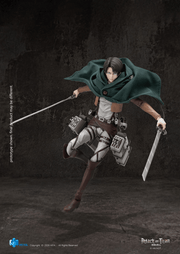 HIYA Exquisite Basic Series 1/12 5.7 Inch Attack on Titan 1-3 Levi Ackerman Action Figure