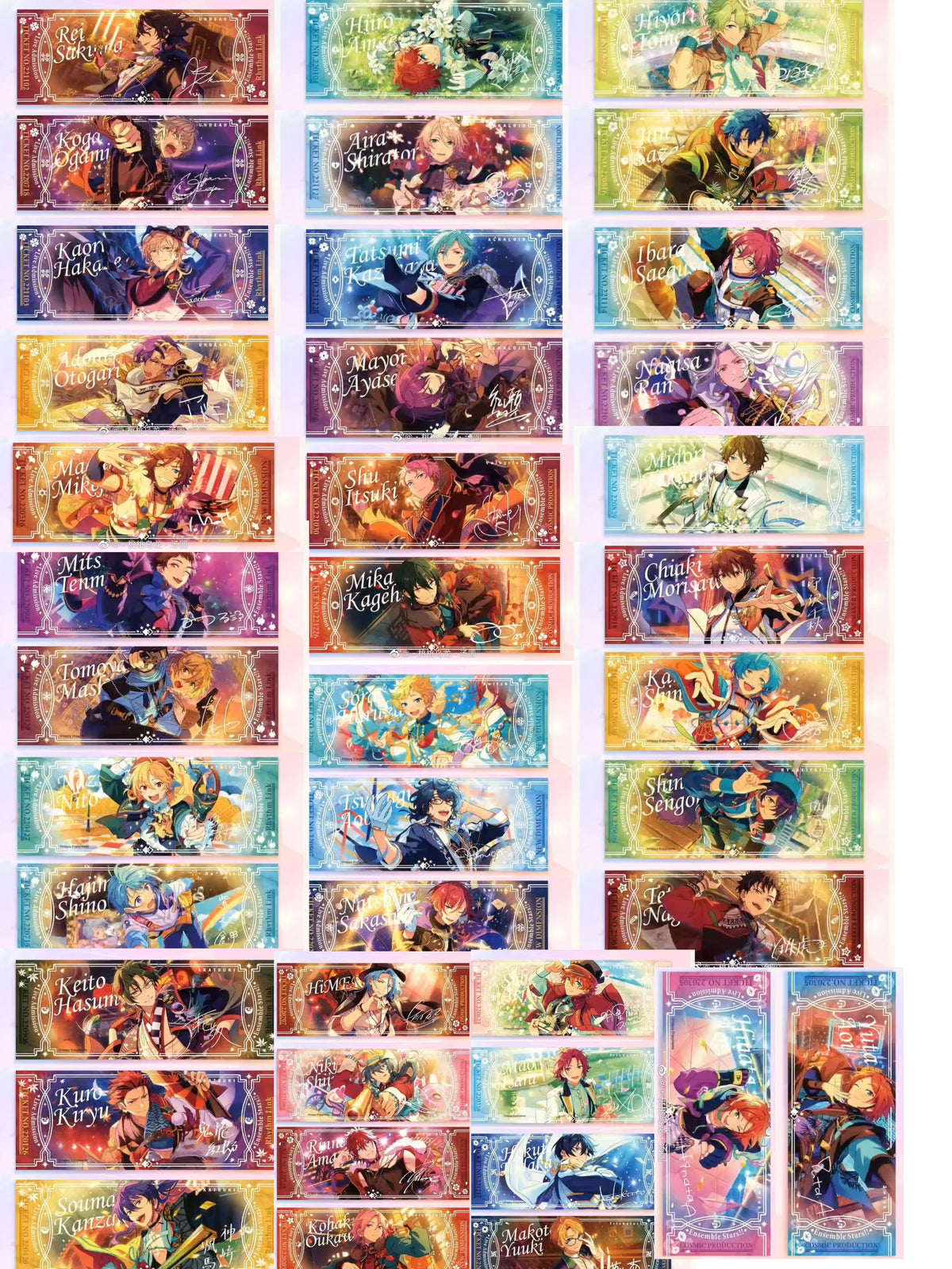Ensemble Stars!! Aurora Commemorative Holographic Ticket