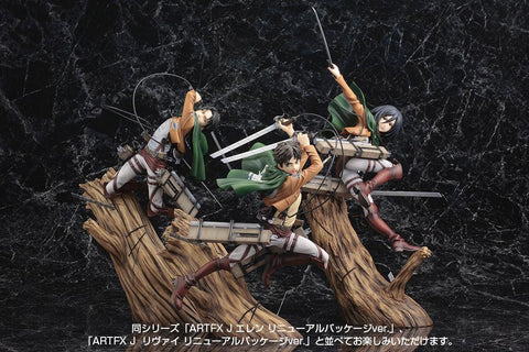 ATTACK ON TITAN Kotobukiya ARTFX J MIKASA ACKERMAN RENEWAL PACKAGE VER.(3rd Run)