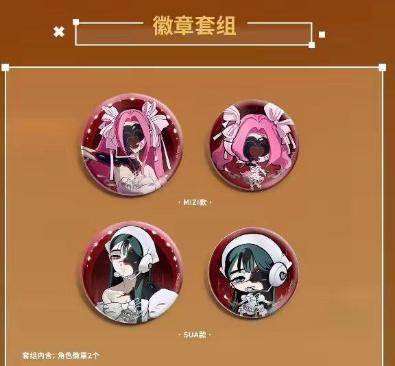 Alien Stage MIZU Theme Event Mizi / Sua Can Badge Set (Non-random)