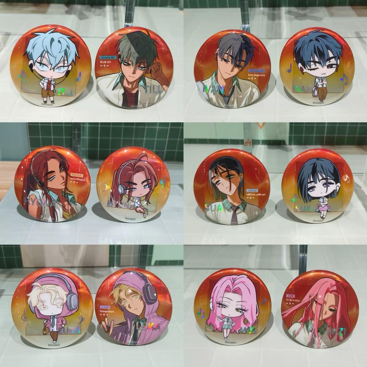 Alien Stage Zombie Stage: Fading Youth Series Trading Can Badge