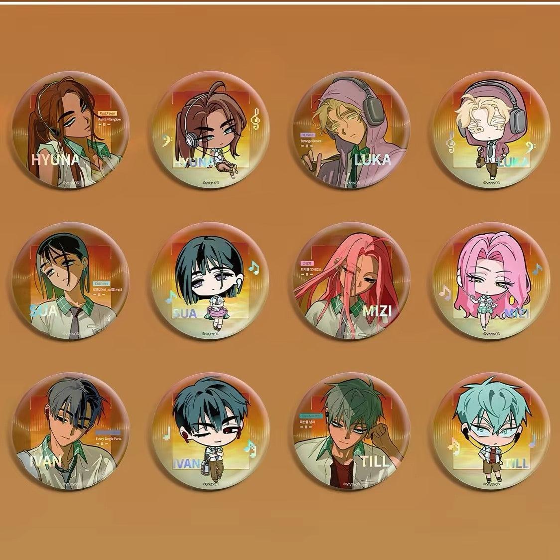 Alien Stage Zombie Stage: Fading Youth Series Trading Can Badge