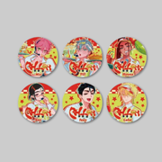 ALIEN STAGE 4th Anniversary Roller Star Series LD Can Badge – 1 Random