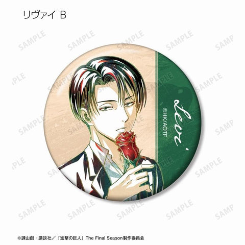 Ani-Art Attack on Titan Random Can Badge Original Illustration Flower Shop Ver.