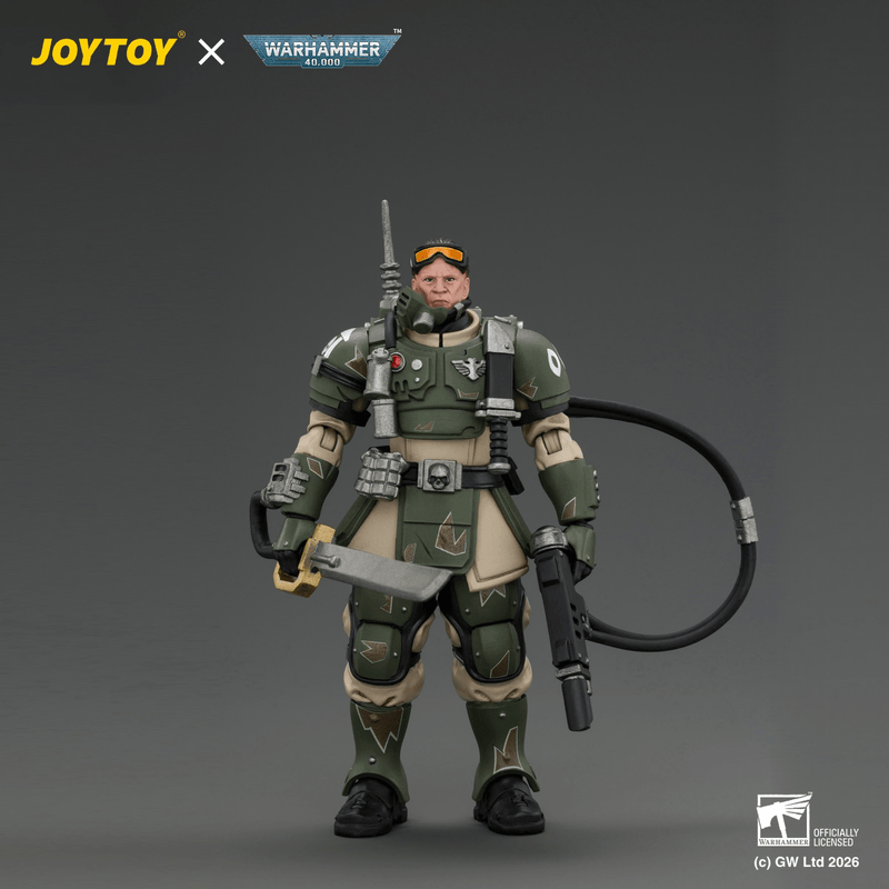Astra Militarum Kasrkin 7 with Hot-shot Laspistol and Power Sword