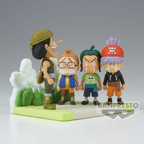 BANDAI Toy Usopp Pirates "One Piece", Bandai Spirits World Collectable Figure Log Stories