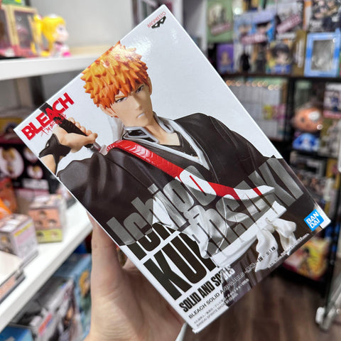 BLEACH - ICHIGO KUROSAKI - FIGURE SOLID AND SOULS banpresto