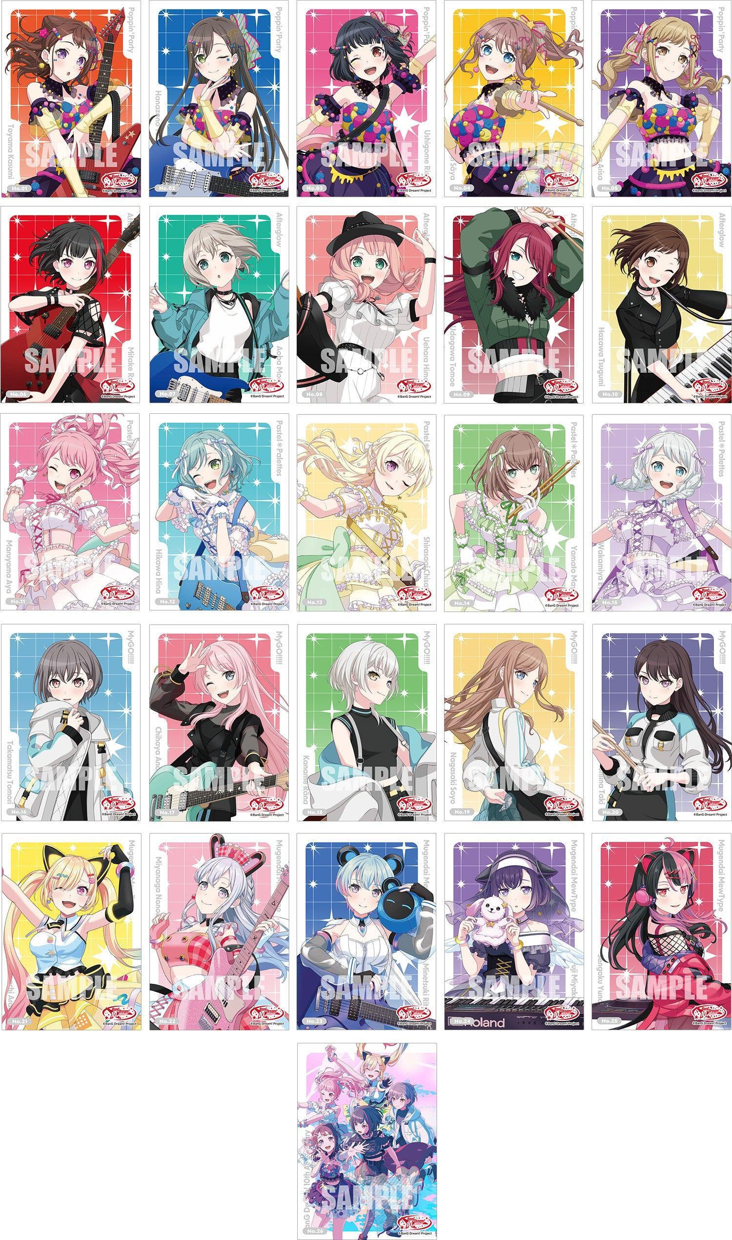BanG Dream! 10th Anniversary vol.1 Trading Card