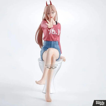 Banpresto Chainsaw Man Power Sitting-on-the-TOILET Figure