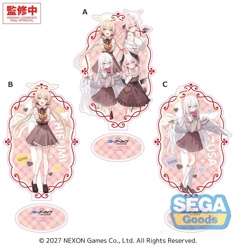 "Blue Archive" PtZ Big Acrylic Stand ~Happy Valentine!!~ Vol.1